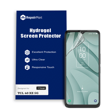 TCL 40 XE 5G Compatible Premium Hydrogel Screen Protector With Full Coverage Ultra HD